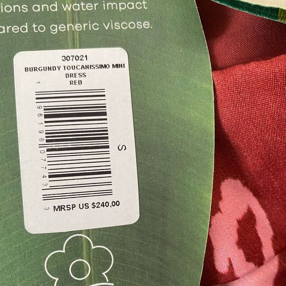 Farm Rio Toucanissimo Long Sleeve Wrap Dress-NWT - Picture 6 of 11